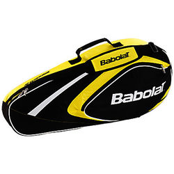 Babolat 3 Pack Tennis Racket Bag, Black/Yellow